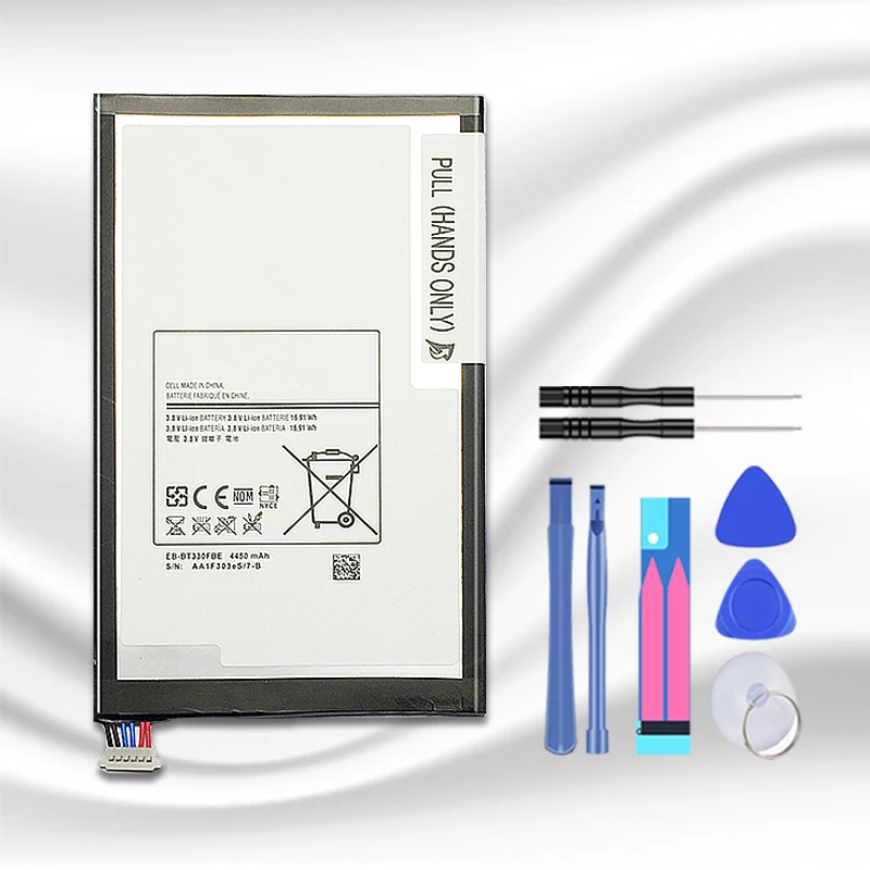 4450 мА/ч, EB-BT330FBE Замена Батарея для samsung Galaxy Tab 4 8,0 T330 T331 T331C T335 SM-T330 SM-T331 SM-T335+ инструмент