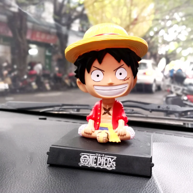 Цельнокроеный Чоппер Vinsmoke Sanji Luffy Roronoa Зоро, украшение автомобиля, настольный телефон, база, мобильные функции, автомобильные аксессуары - Название цвета: Luffy