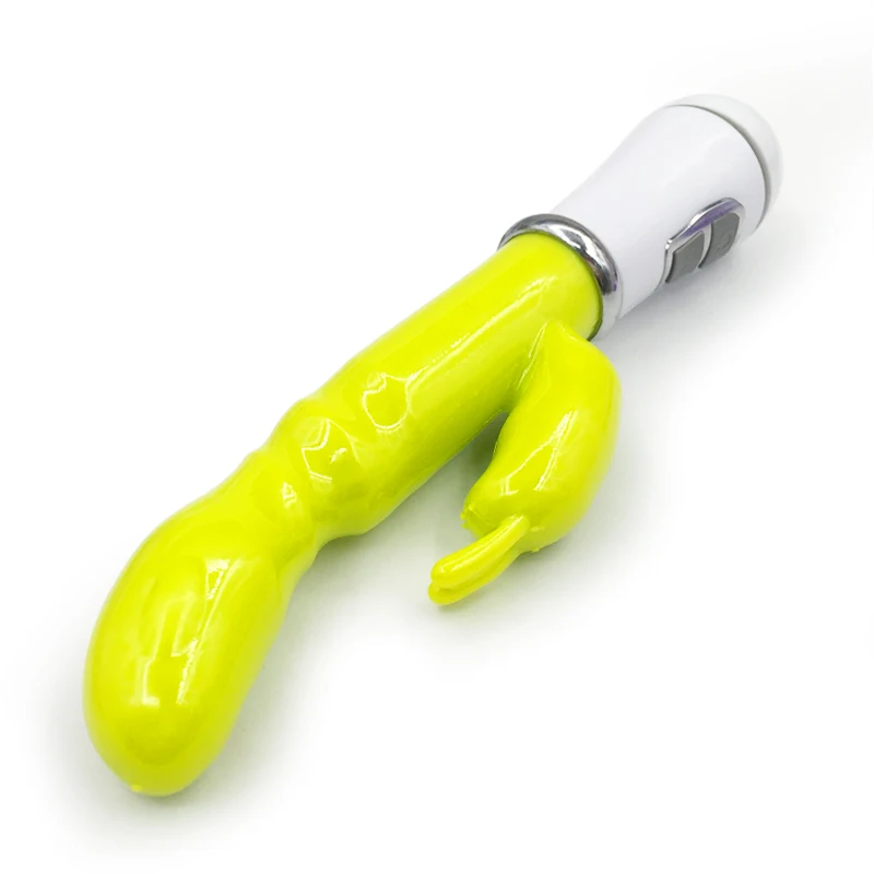 Yellow Вибратор секс-игрушки для женщин G Spot 12 Скоростей Сильный Кролик вибратор Стимулятор клитора сексуальное нижнее белье Экзотические аксессуары - Цвет: Yellow