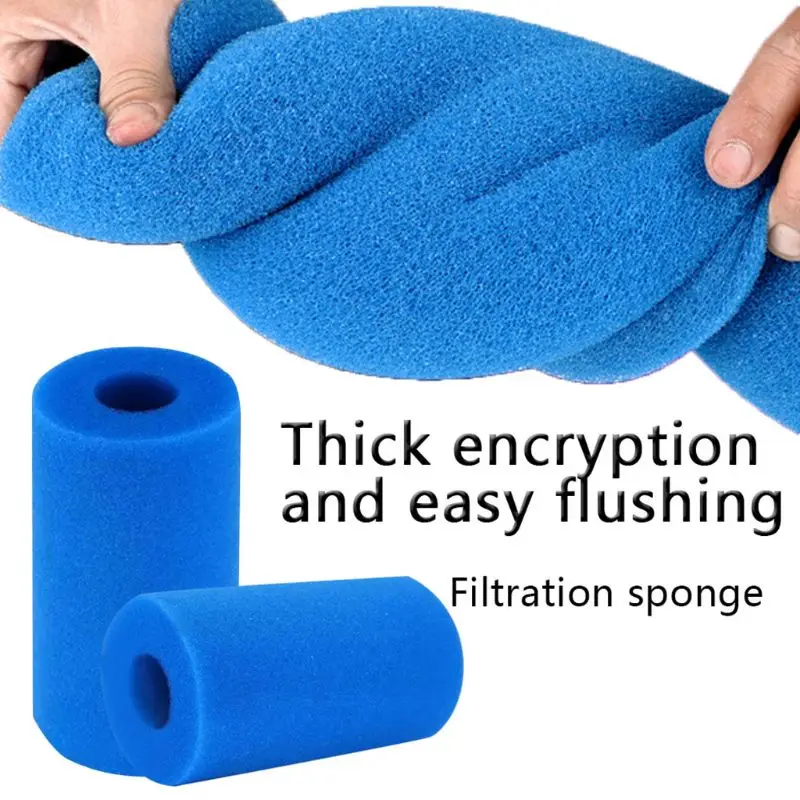 

Swimming Pool Filter Sponge Cleaning Foam Pool Filter Washable Re-usable 27RD