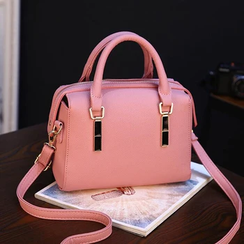 

New One-Shoulder Handbags Solid Color Fashion Luxury Handbags Women Bags Designer 2019 High Quality Ladies Messenger Bag