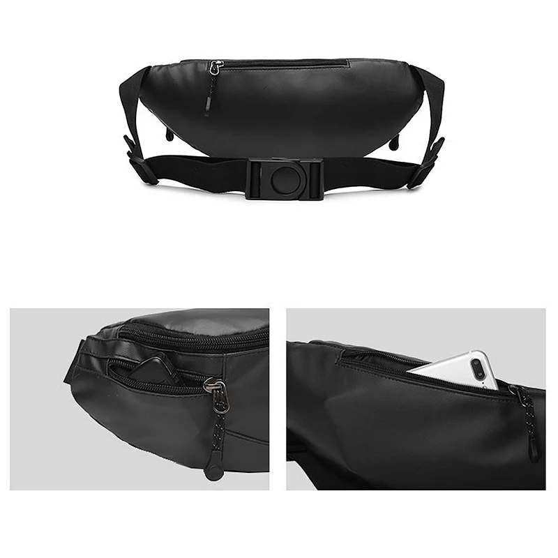 Waterproof Sport Workout Fanny Hip Pack for Women Men with Headphone Jack for Outdoors Casual Running Cycling Gym