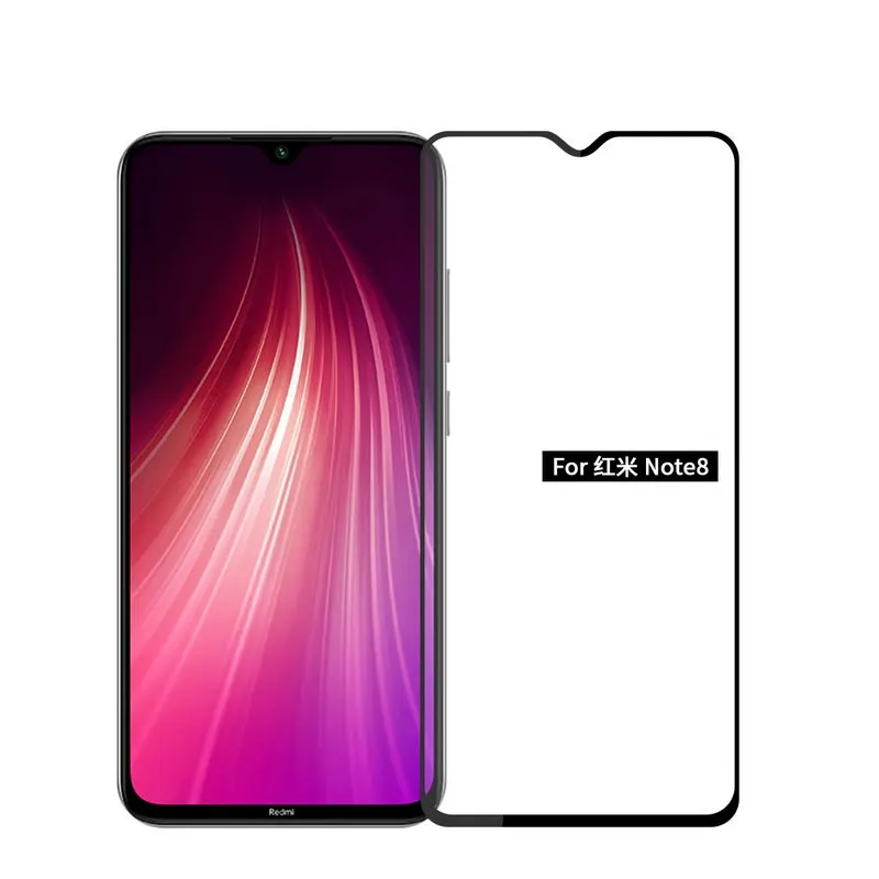 6D 5D полное клеевое покрытие закаленное стекло Защита экрана для Xiaomi Redmi Note 8T 8 Pro 128