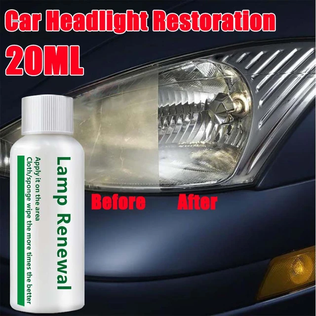 Headlight Restoration Kit Headlight Polish Car Light Repair Cleaner Kit  Auto Renovation Liquid Repair Maintenance - AliExpress