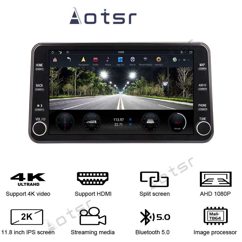 

For Nissan Sentra Sylphy 2020 Android 9 Auto Car video Player Radio GPS Navigation Autostereo Multimedia IPS HD big Screen DSP