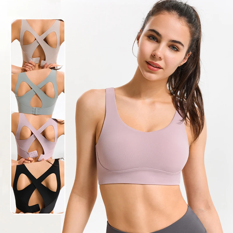 Women's Built In Bra Long Sleeve Crop Top Buttery Soft Cutout Fitness Yoga  Shirt Padded Slim Fit Gym Workout Top - AliExpress