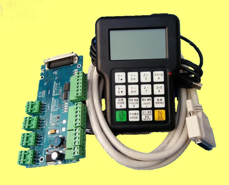 RZNC 0501 DSP контроллер 3 оси 0501 система для ЧПУ маршрутизатор DSP0501 HKNC 0501HDDC ручка дистанционного управления английская версия руководство NEWCARVE