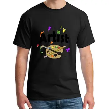 

Graphic artist light background tee t shirts homme s-5xl popular slim fit