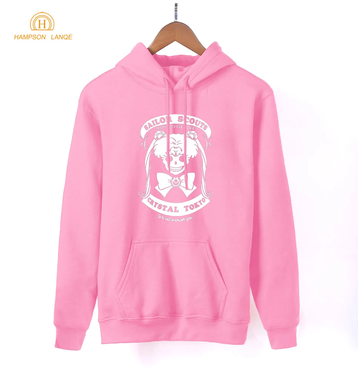 

Japan Anime Sailor Moon Print Kawaii Hoodies Adult 2020 Spring Autumn Sweatshirts Women Warm Fleece Harajuku Hoodie For Girls