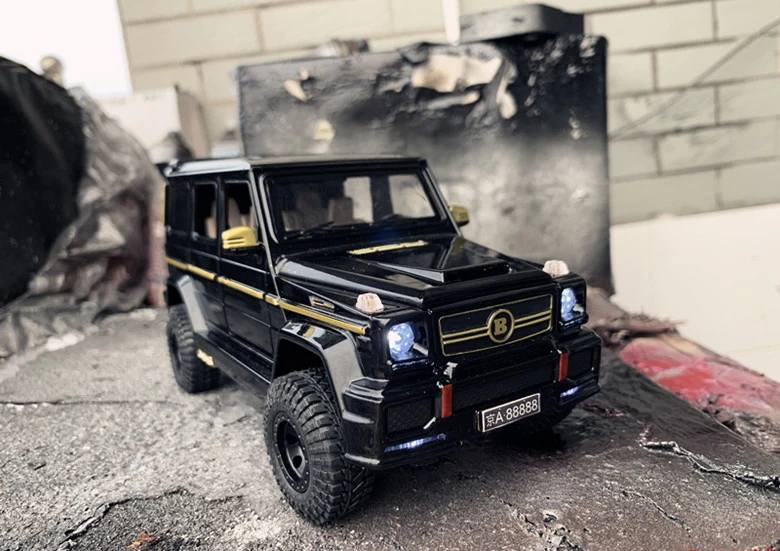 

Handmade fine workmanship Gk24 RC crawler climbing car 1:24 alloy model for benz modificaton