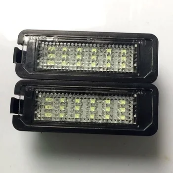 

For Volkswagen GOLF 4 5 6 7 Polo 6R car licence plate light number plate holder LED bulb 12V mount bracket lamp car accessories