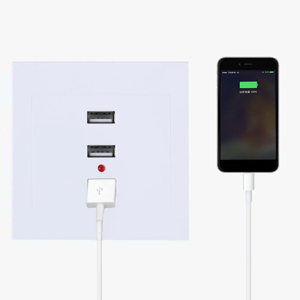 Главная полезная 3 Порты и разъёмы USB Смарт Мощность Зарядное устройство гнездо 220V 5V для сотового телефона UL