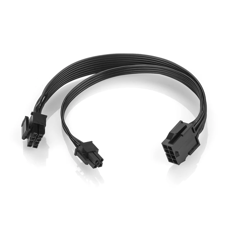 RGeek EPS CPU 8 Pin Female to CPU ATX 8Pin + ATX 4 Pin Male Converter Extension Cable - 20cm Description Image.This Product Can Be Found With The Tag Names Atx 4 pin 8 eps power supply cable adapter, Cable cpu adapter 8 pins 4, Eps female male 8 pin atx 4 power adapter cable