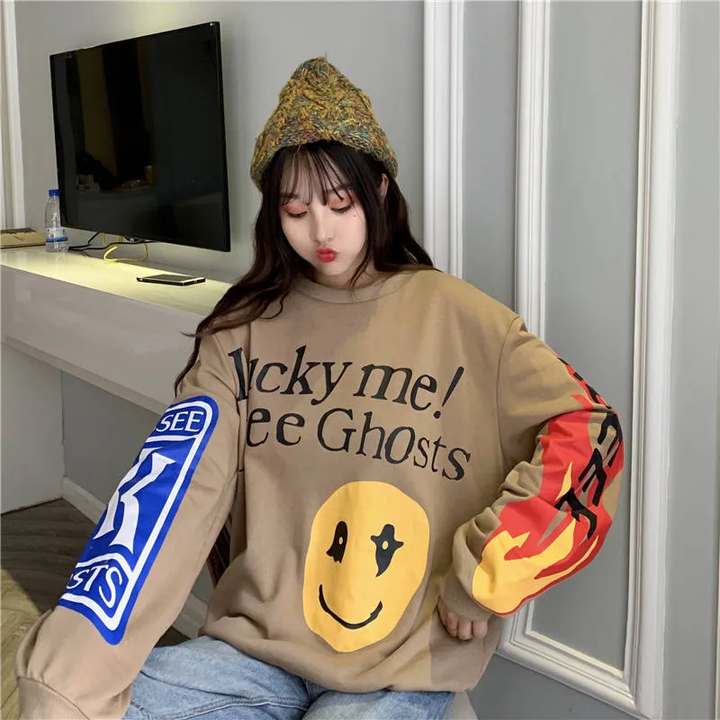 Осень Kanye West толстовки для мужчин и женщин s KIDS SEE GHOSTS FREEEE ASAP Rocky CPFM w. W. W. C. D толстовка с капюшоном для женщин