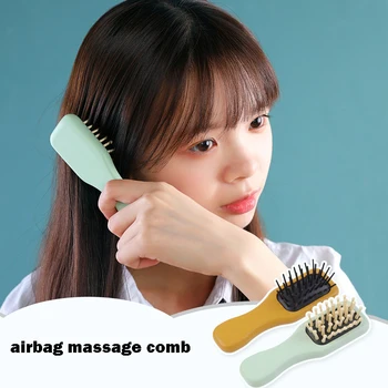 

Ladies Professional Hair Brush Comb Airbag Massage Comb Long Hair Anti-static Beech Wood Comb Styling Tool for Women