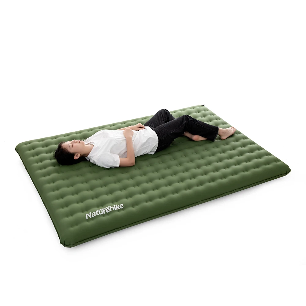 

Wear Resistant Inflatable Sleeping Pad Waterproof Two Person Air Mattress Outdoor Camping Hiking 130mm Thickness Mat