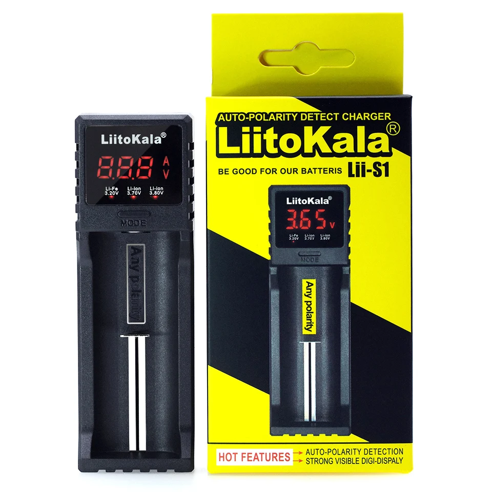 Умное устройство для зарядки никель-металлогидридных аккумуляторов от компании Liitokala: Lii-500 100 S1 PL4 Lii-PD4 аккумулятор, зарядное устройство