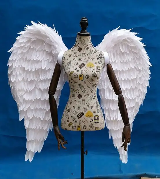 

110*100 Wings Angel Feather Model Catwalk Big Stage White Wedding