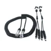 Factory Sale 7 Pin Trailer Backup Camera Cable Socket 7 Core Trailer Spiral Cable 4