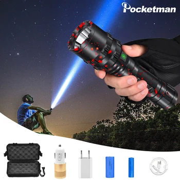 

Most bright Long-range XHP50.2 LED Flashlight flash light Waterproof Torch LED Light Powerful Lanterna Use 18650 26650 Battery