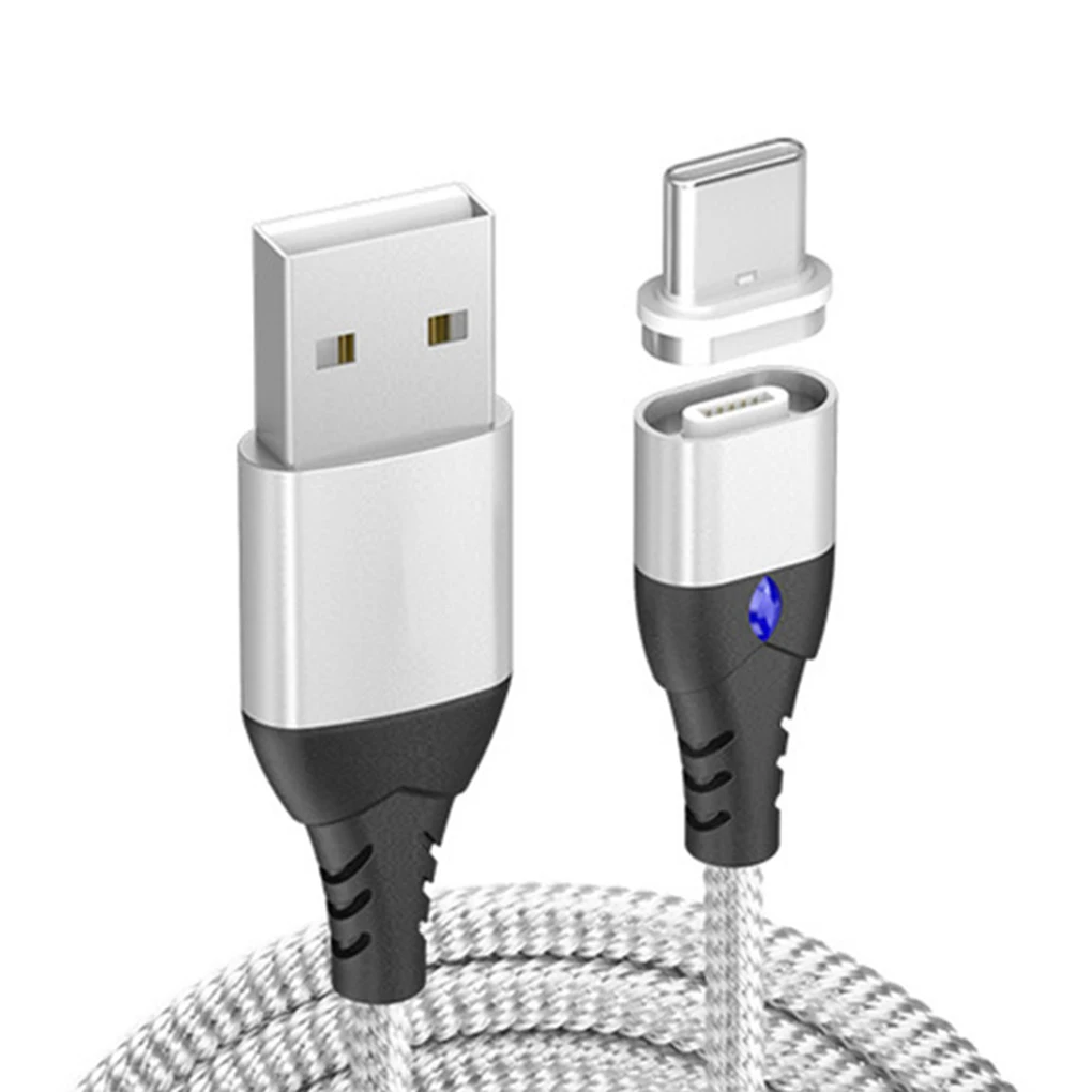 Магнитная зарядная кабельная линия Micro Тип usb C 8 Pin магнит быстрая Зарядное устройство переходник Замена для iPhone/iPad/Xiaomi/huawei/samsung
