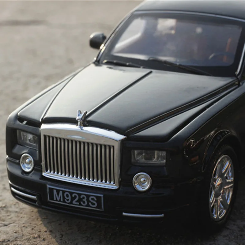 Модель автомобиля 1:24 сплав фантомная модель автомобиля оттяните назад спортивный автомобиль игрушки для мальчиков Детский подарок моделирование шестидверная игрушка автомобиля