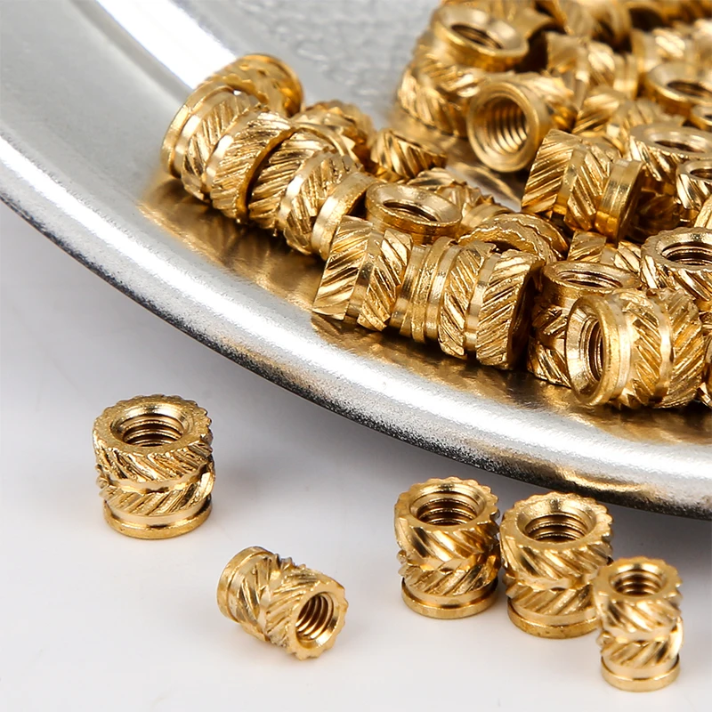 Knurled Brass Embedment Nuts M3 Thread Heat Set Insert IUB IUC for Printing 3D Printer Accessories Parts Support Custom 50PCS