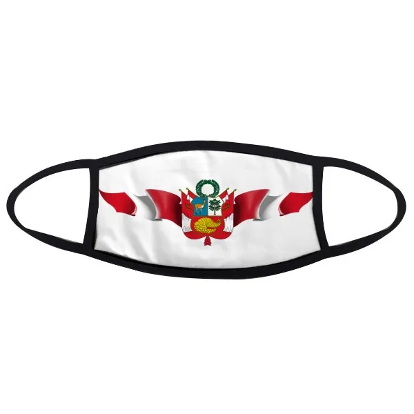 

Peru Flag National Emblem Face Anti-dust Mask Anti Cold Maske Gift