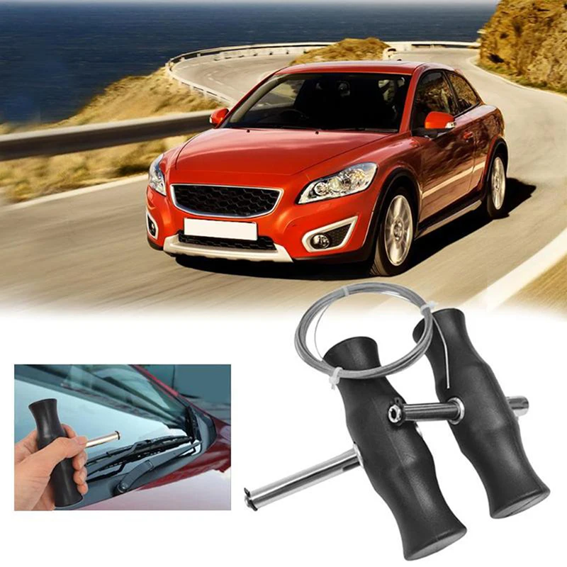 Car Windshield Removal Tool Nonslip T Handle Window Glass Remover With