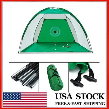 

1m 2m 3Meters Indoor Outdoor Foldable Golf Practice Net Golf Hitting Cage Garden Grassland Practice Tent Golf Training Equipment