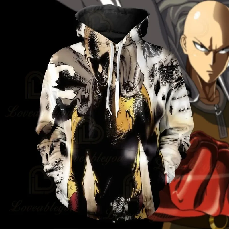 

3D Printed 2020 Anime One-punch Man Sweatshirt Cosplay Anime Spring Autumn Men Hoody Unisex Hoodies Sweatshirt Hooded