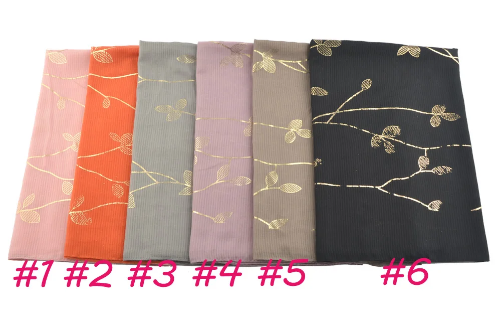 Foulard femme musulman, хлопковый мусульманский хиджаб, простой головной шарф для волос, Шали Обертывания, Осенний женский золотой шарф с маркой sjaal, Роковая женщина