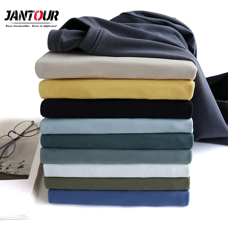 

10 Solid Colour Men Hoodie 2020 New Autumn Winter Thick High Quality Sweatshirts Fashion Casual Fitness Hoodies big size M-3xl