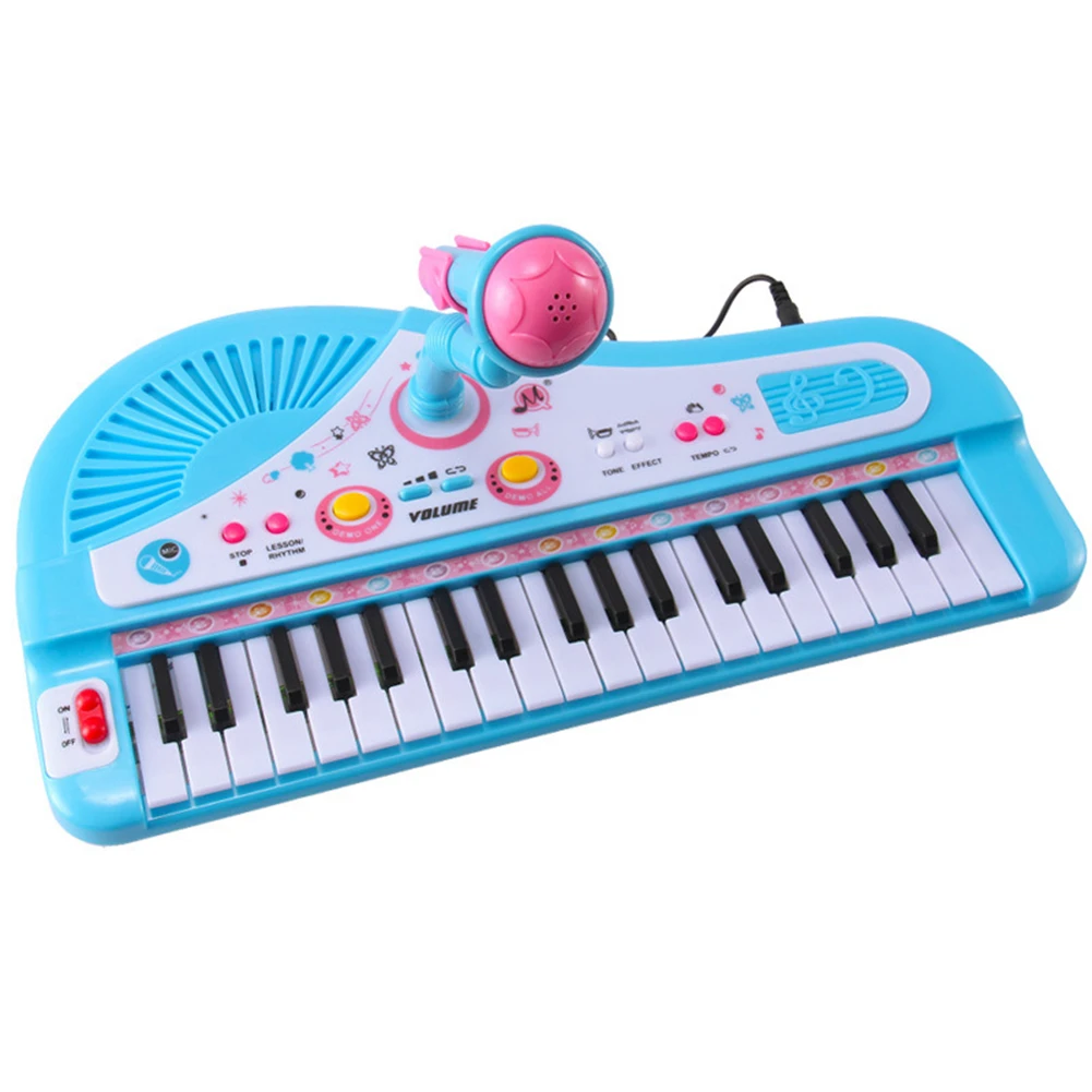 37 Keys Music Electronic Piano Kids Keyboard Boys Girls Gift Fingers Playing Educational Baby Toys