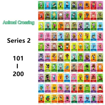 

(101-200) Series 2 Animal Crossing New Horizons NFC Villagers Game Cards Collection Ntag215 Tags For Amiibo Card NS Switch WiiU