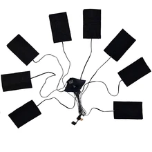 USB Тепловая теплая грелка для тела грелка 8 в 1 Электрический жилет нагреватель тканевая куртка