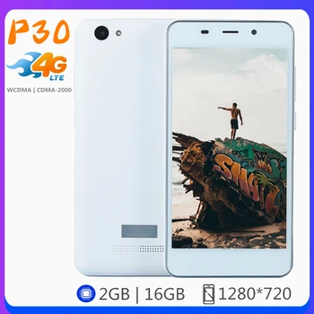 

Smartphones P30 4G-lte Celulares Android 6.0 1280x720P 2G RAM 16G ROM 4G LTE/ 3G WCDMA CDMA-2000 / 2G GSM Mobile phones