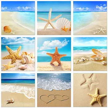 

Full Square/Round Drill 5D DIY Diamond Painting "Starfish Seaside Beach" 3D Embroidery Cross Stitch 5D Home Decor
