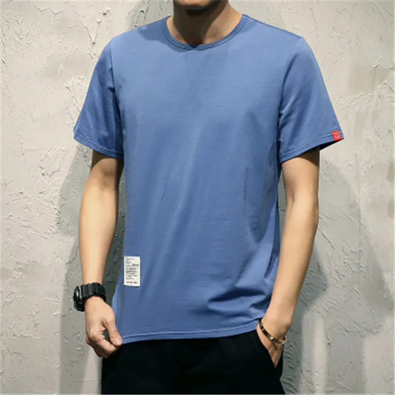 

Short-sleeved summer men's t-shirts on the clothes Korean version of the trend of students half-sleeved shirt