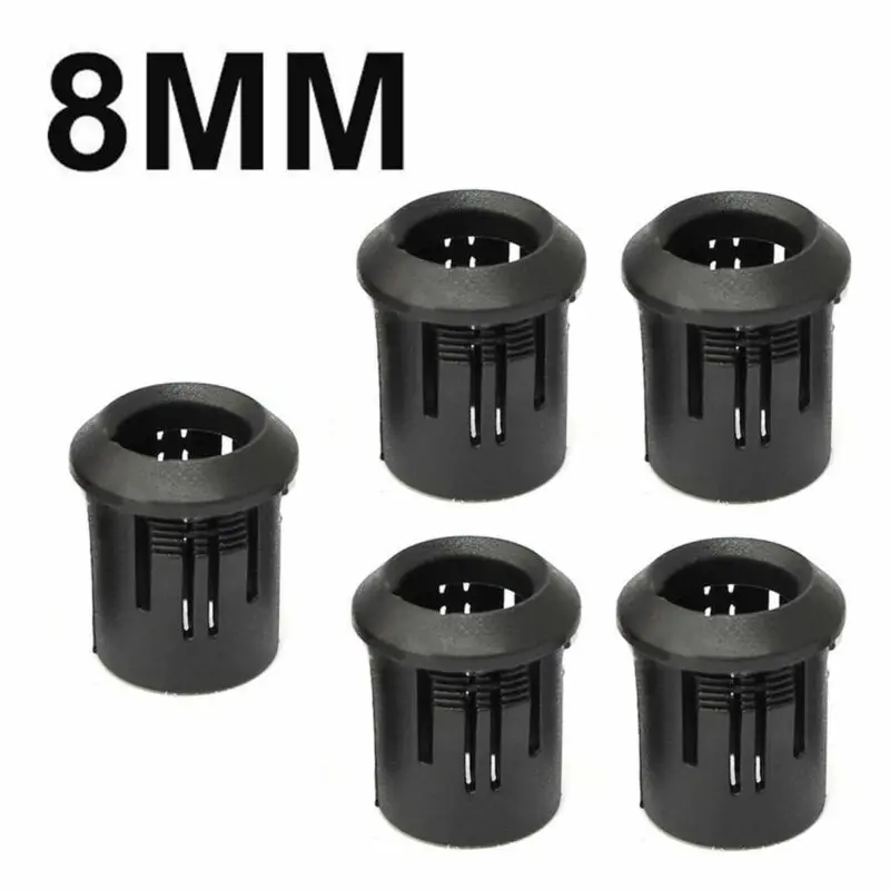 LED Lamp holder 3mm 5mm 8mm 10mm LED black Plastic Shell for LED Lamp light diode Pre-wired Holder Black Clip Bezel Socket Mount