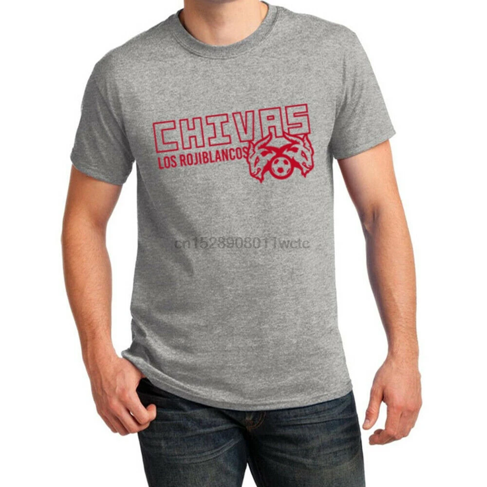 

Chivas de Guadalajara inspired Block t- shirt (sport grey) liga MX tee