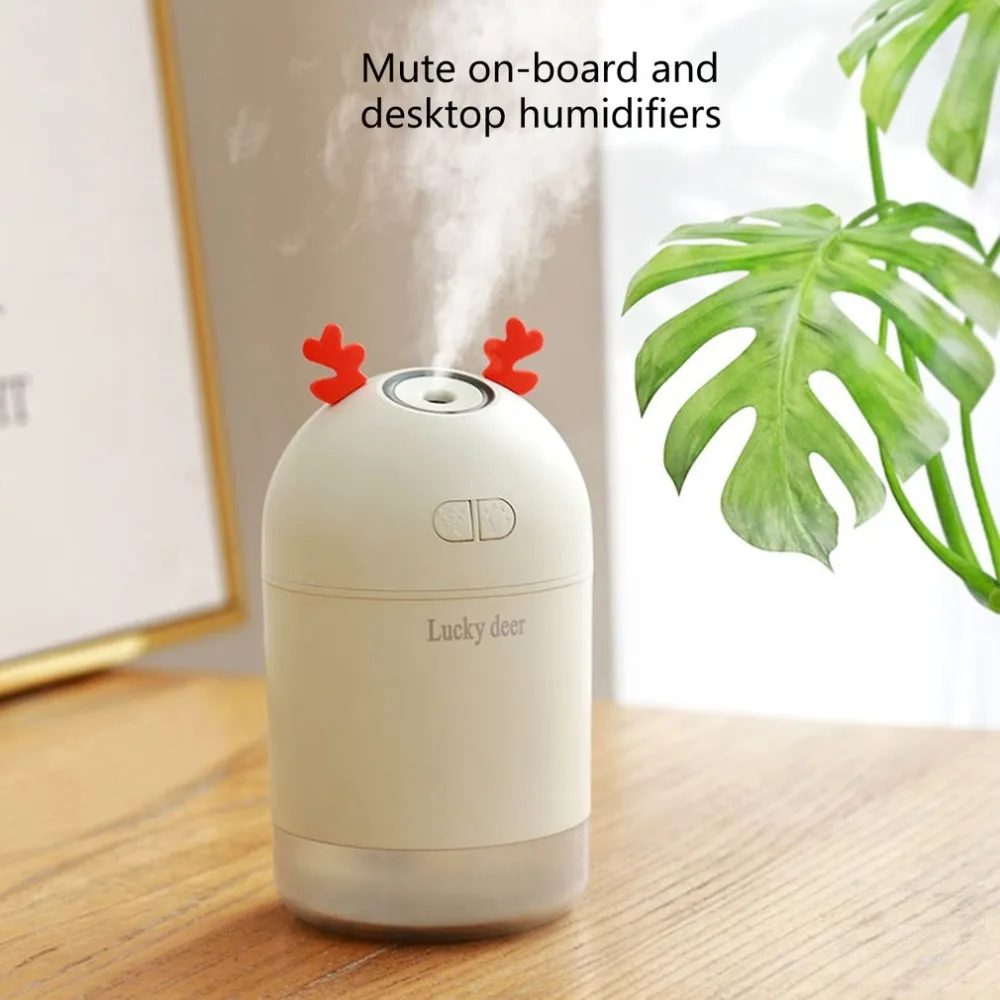 Lucky Deer увлажнитель Usb с внешней подсветкой Разъем Ins маленькая милая форма мини портативный домашний увлажнитель воздуха для офиса
