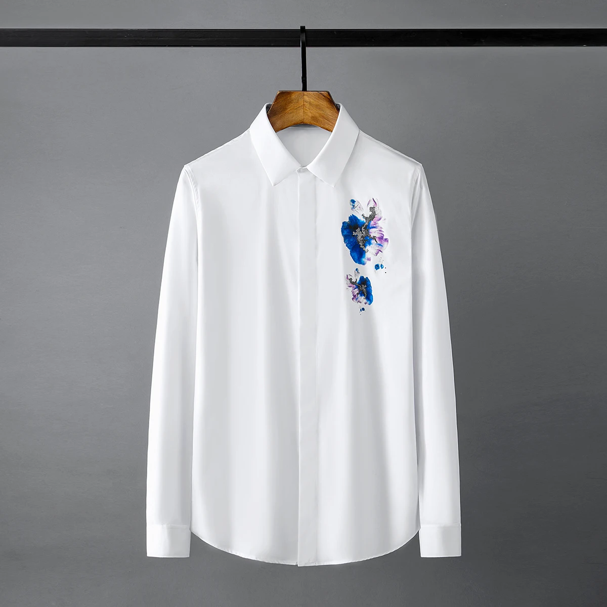 安いオンライン Sm1287メンズシャツ22ランウェイラグジュアリー有名ブランドヨーロッパデザインパーティースタイル男性服 アウトレット割引 Whatifspirit Com