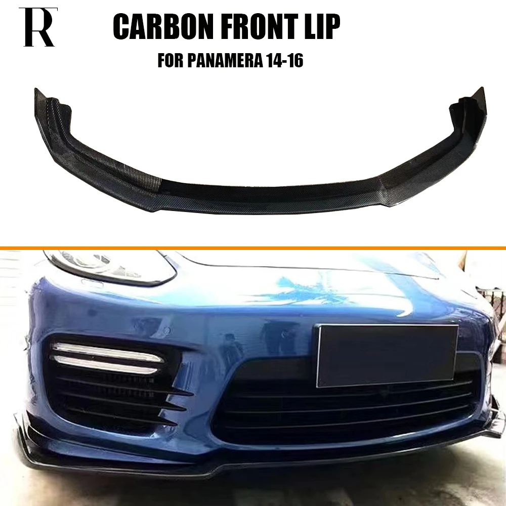 

Full Carbon Fiber Front Bumper Chin Lip Spoiler for Porsche Panamera 970 GTS Turbo S 09-16