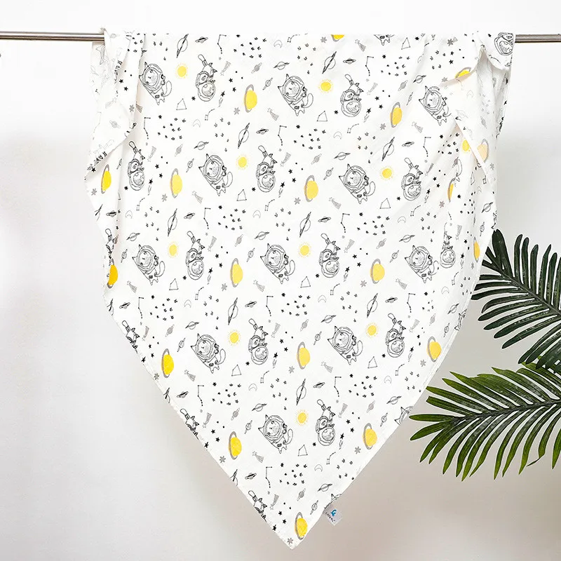 MOTOHOOD Muslin Baby Blankets Swaddles Newborn Photography Accessories Soft Swaddle Wrap Organic Cotton Baby Bedding Bath Towel  (12)