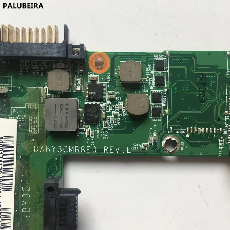 PALUBEIRA L840 C845 Laptop Motherboard DABY3CMB8E0 REV E with graphics card chips A000174880 HM76 For Toshiba satellite DDR3
