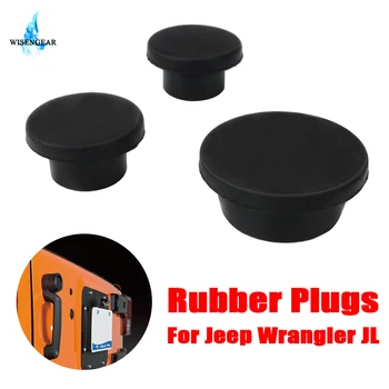 

Tailgate Rubber Plugs Durable Removable Snug Hole Plug For Jeep Wrangler JL 2018 2019 Car Rear Door Spare Tire Rubber Hole Plug