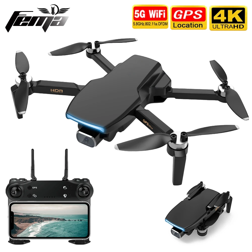 FEMA S3 GPS беспилотные летательные аппараты с Камера 4k HD 5G Wi Fi Дрон бесщеточным