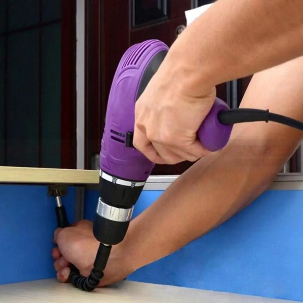 Flexible Drill Bits Extension 1/4" Socket Adapter Magnetic, Handy, Solid Construction Usefull in Tight Corner Workspace