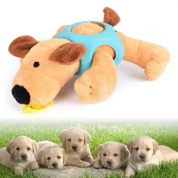 

Cute Toy Puppy Dog Supplies Chewing Squeaky Teeth Clean Home Bite Plush Gifts